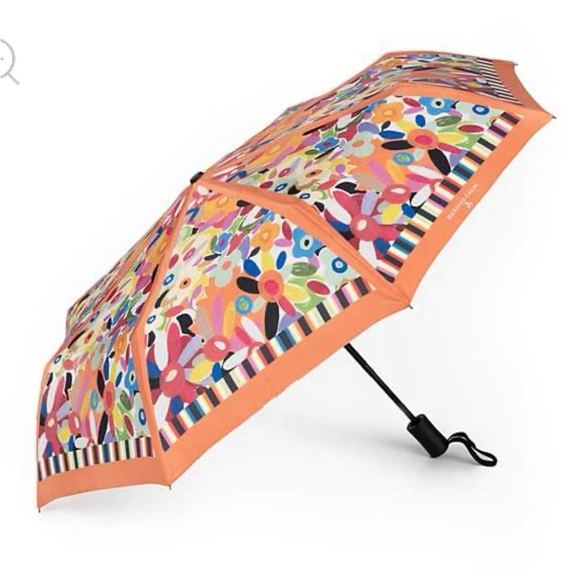 MacKenzie-Childs Accessories - MacKenzie-Childs Avant Garden Travel Umbrella 11” Length Closed